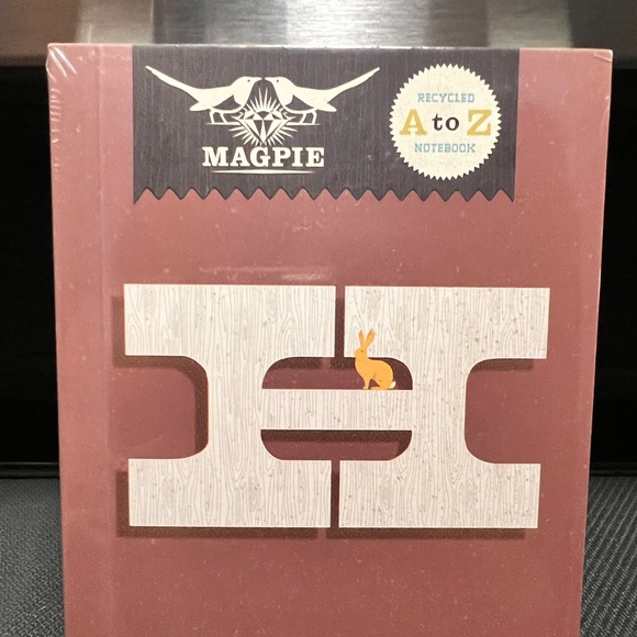 Mini Notebook Journal Diary "H" Lined Pages Magpie Nordstrom New in Shrink Wrap - Picture 4 of 7